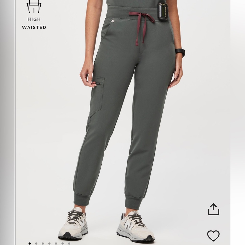 FIGS High Waisted Zamora Jogger Scrub Pants Bonsai XSP